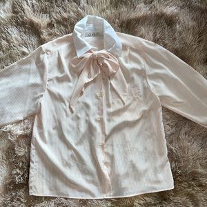 Vintage blouse with neck scarf
